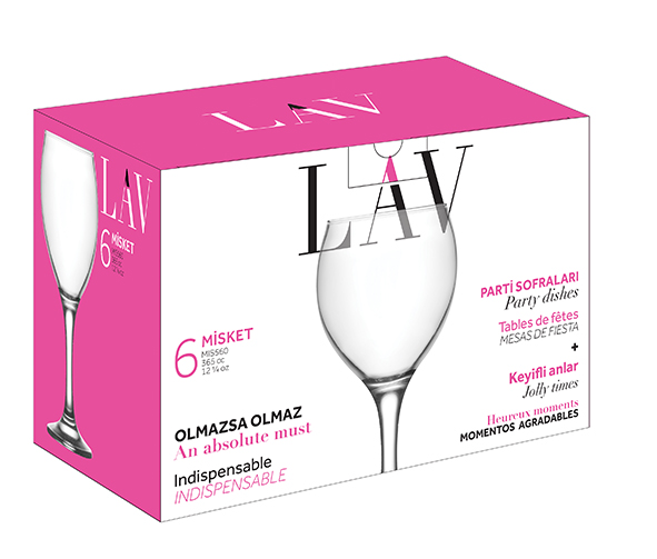 Misket 6Pk 11 /2 Oz Wine Glass