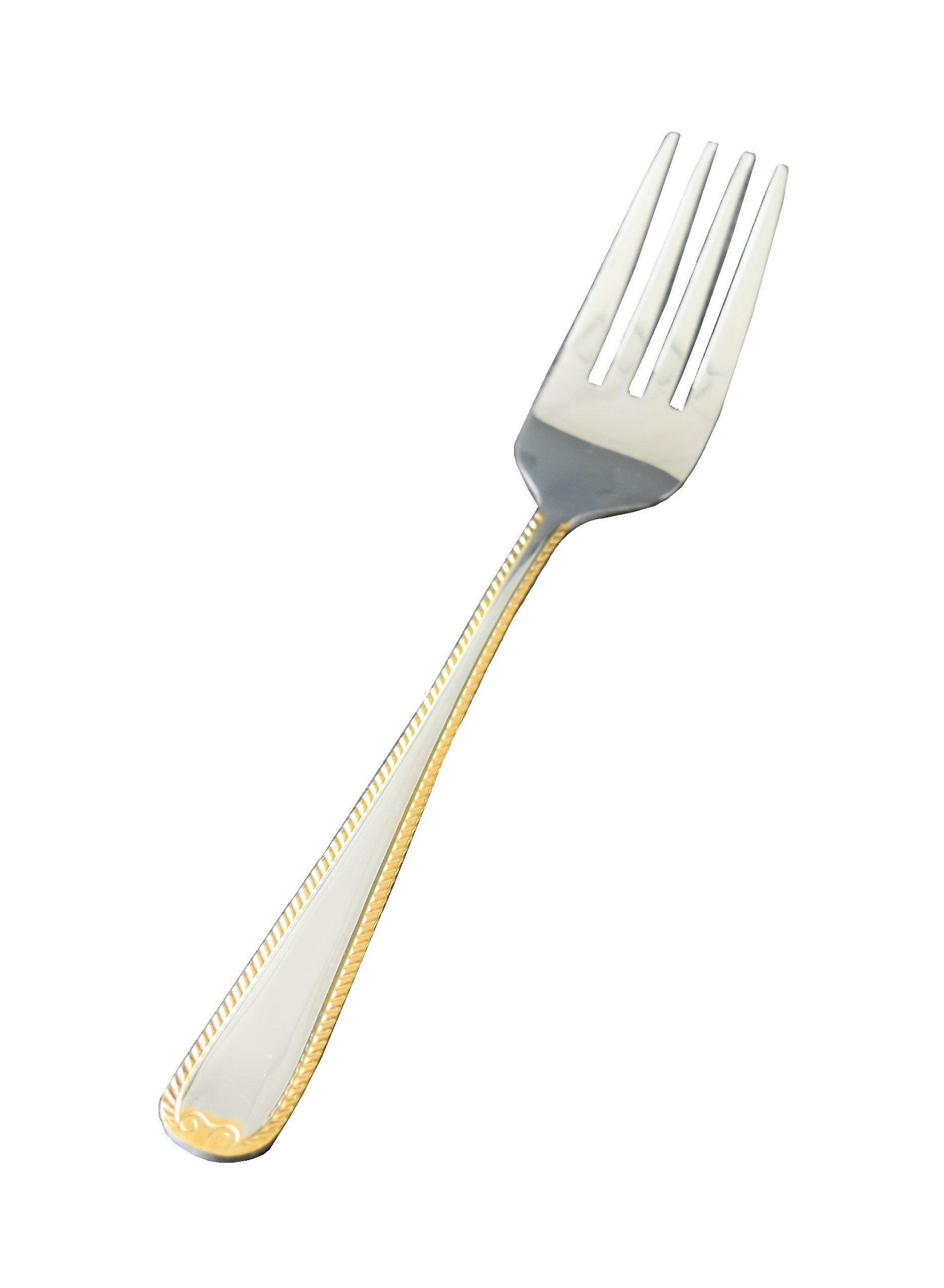 4 Pk Cake Fork / Gold