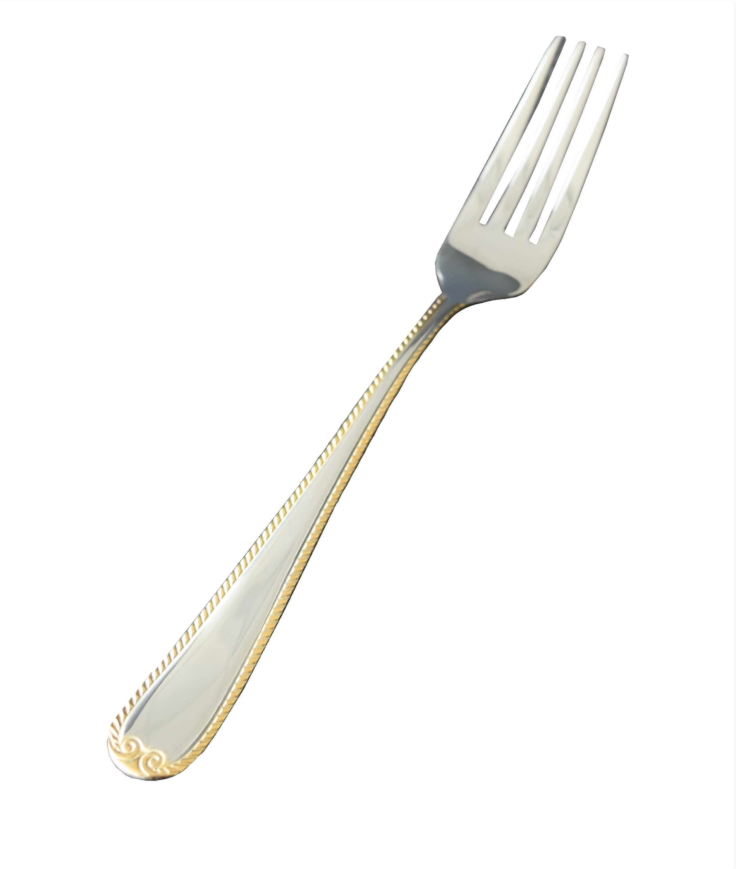 4 Pk Dinner Fork / Gold