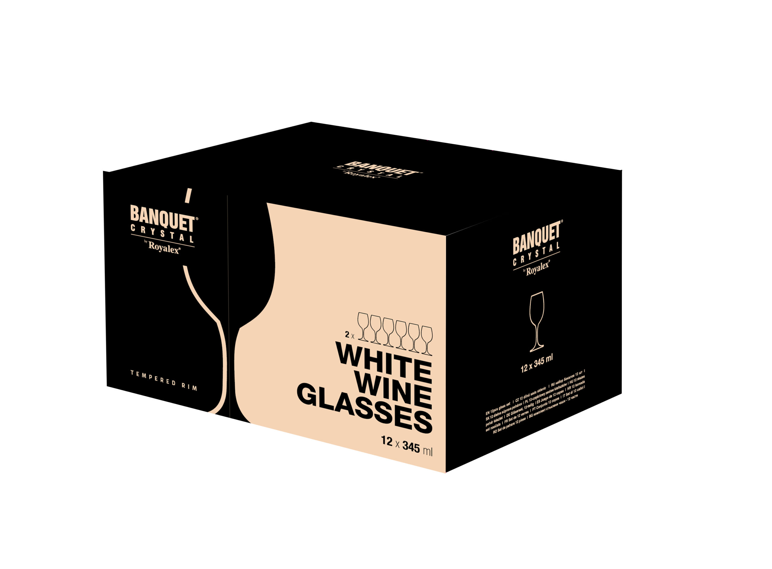 Leona Horeca Crystalline 345 Ml Wine Glass