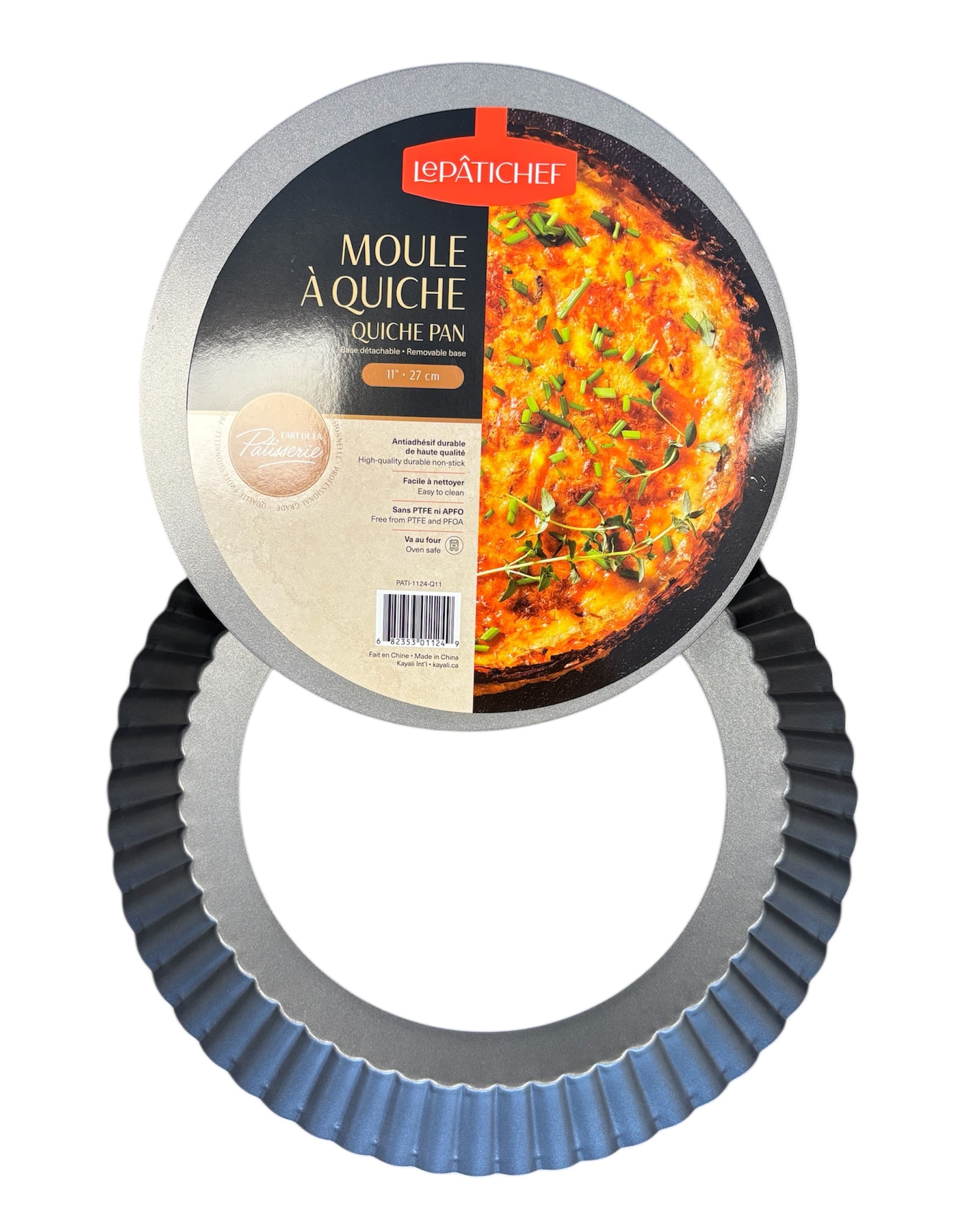 Le Pâtichef 11'' Quiche pan removable base