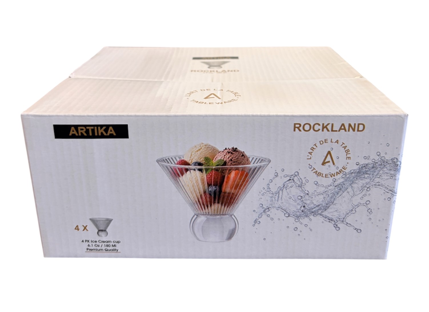 Artika Rockland 4 Pk Ice Cream Cup (180 Ml)