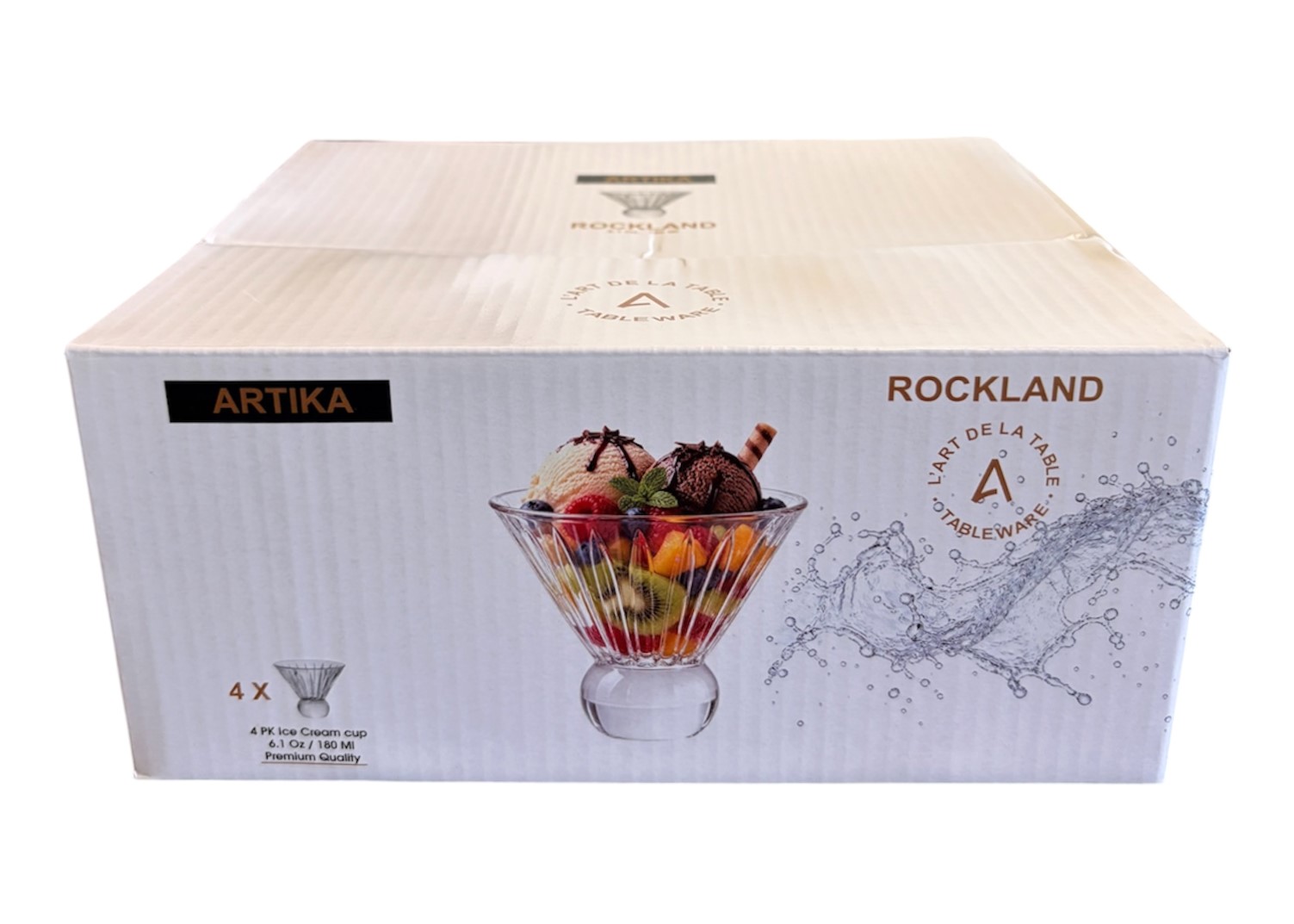 Artika Rockland 4 Pk Ice Cream Cup (180 Ml)