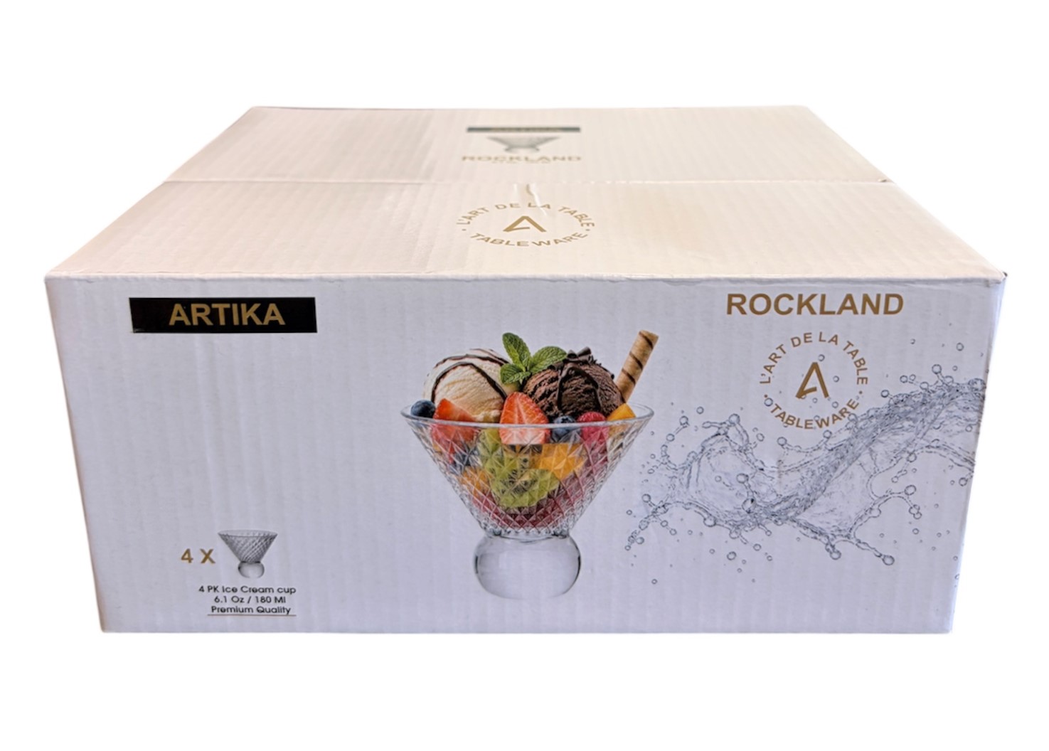 Artika Rockland 4 Pk Ice Cream Cup (180 Ml)