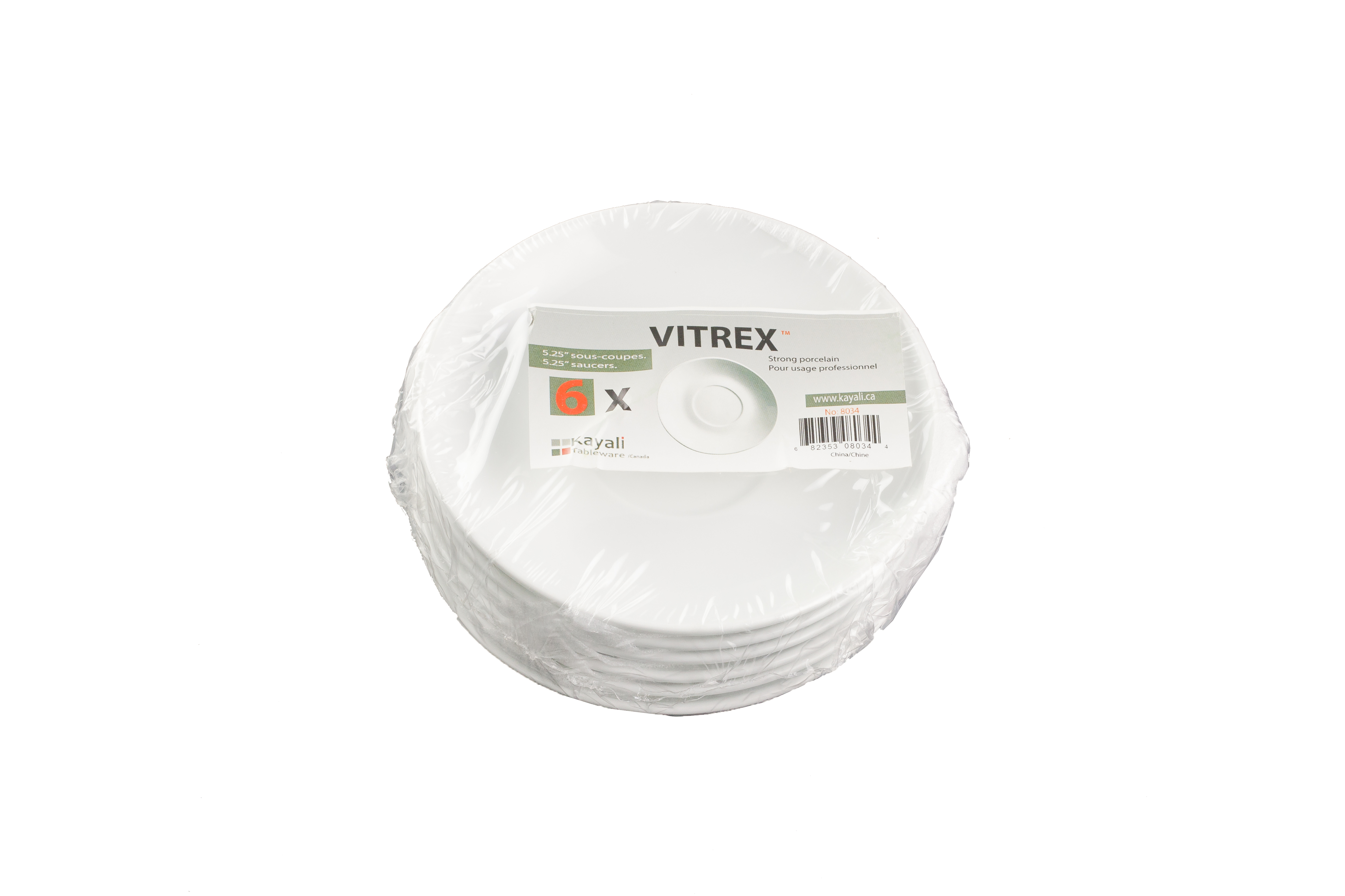 Vitrex 6Pk 5 1/4'' Saucers