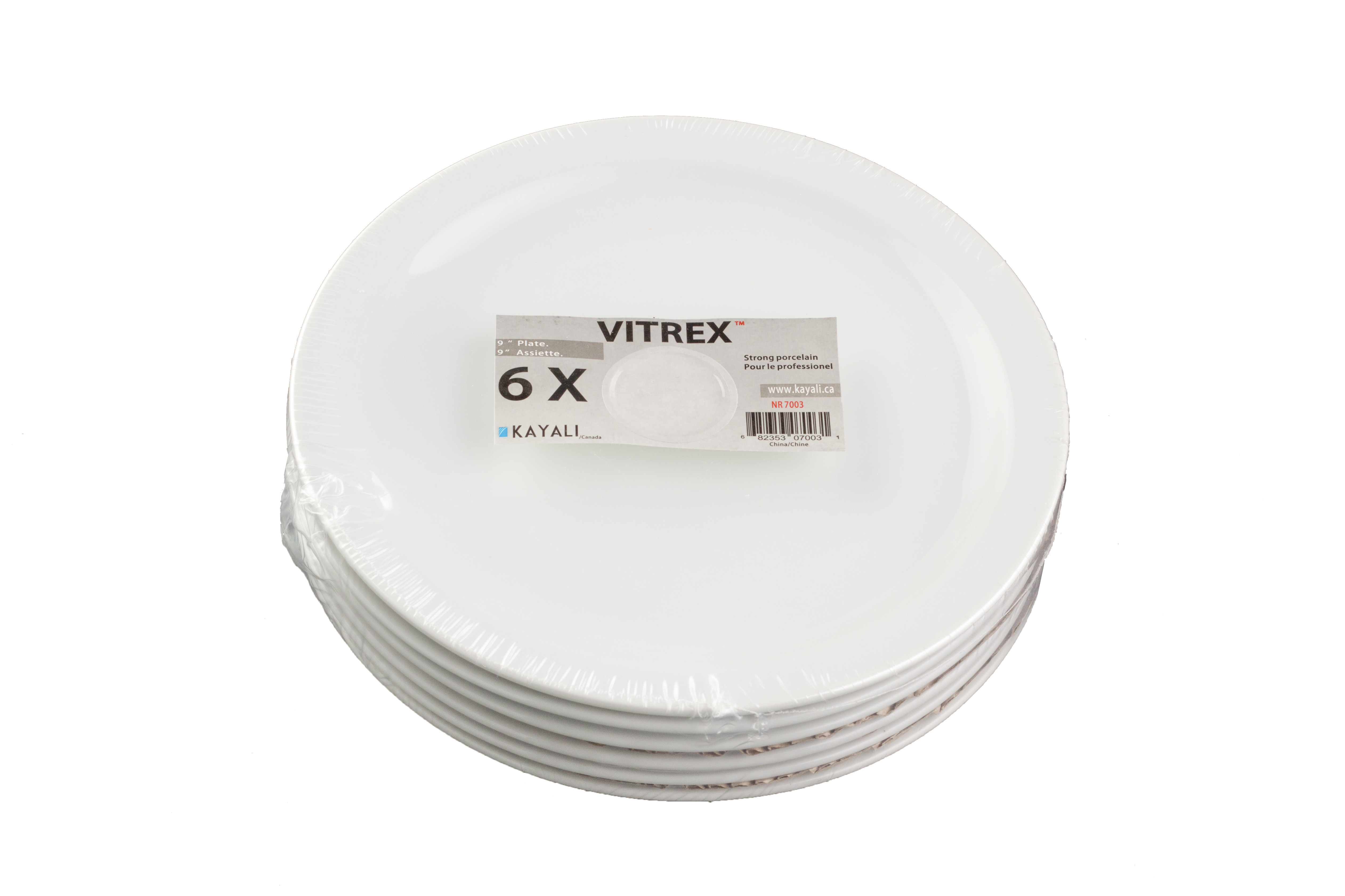 Vitrex 6Pk 9'' Plate Narrow Rim