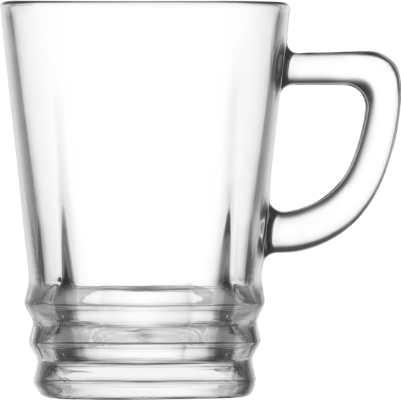 Elegan 6 Pk 7 1/2 Oz Glass Mug