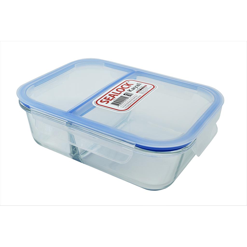Sealock 1.4 L Rect. Glass Container 2 Div. 🚩PROMOTION