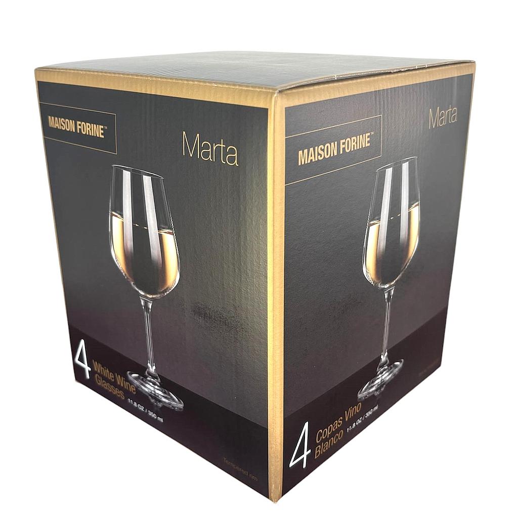 Marta Crystalline 350 Ml Wine Glass 4 Pk