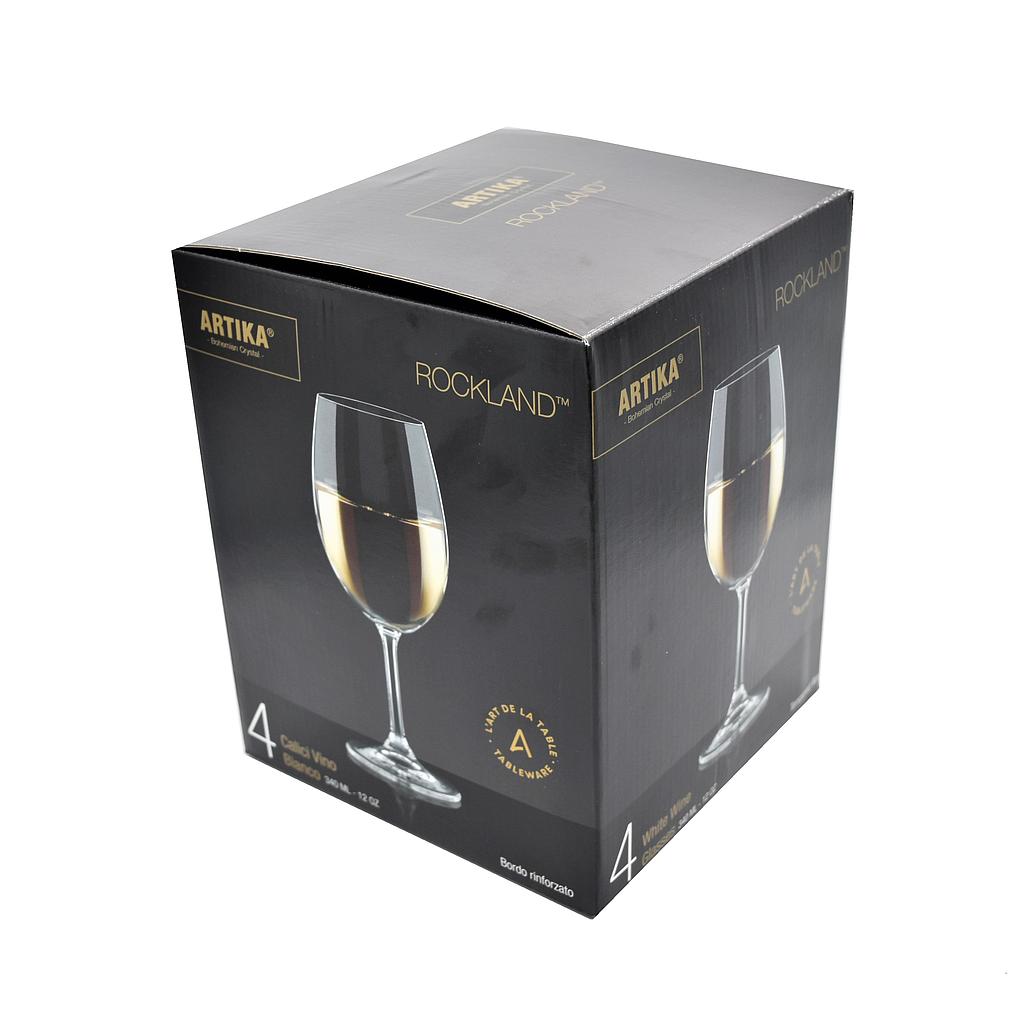 Rockland Crystalline 340 Ml Wine Glass 4 PK