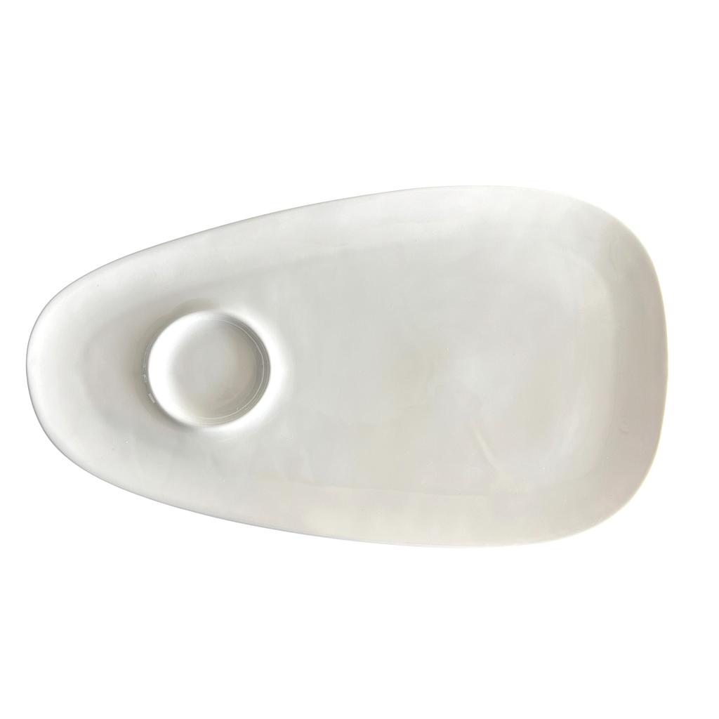 Crown 13" X 7.5" Oval Plate