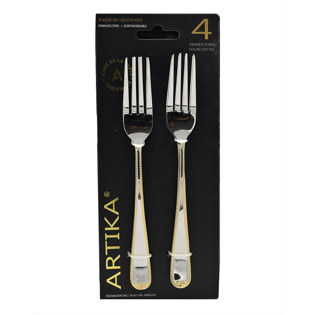 Artika 4 Pk Dinner Fork / Gold