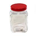 1 L Glass Jar With Plastic Lid