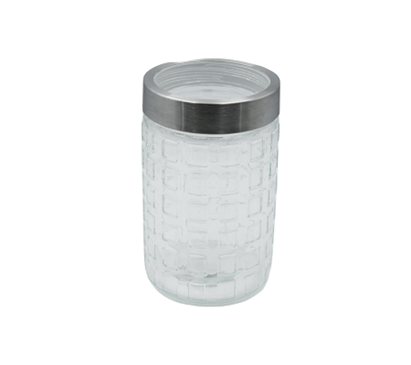 Glass Jar With Window Lid 2.2 L