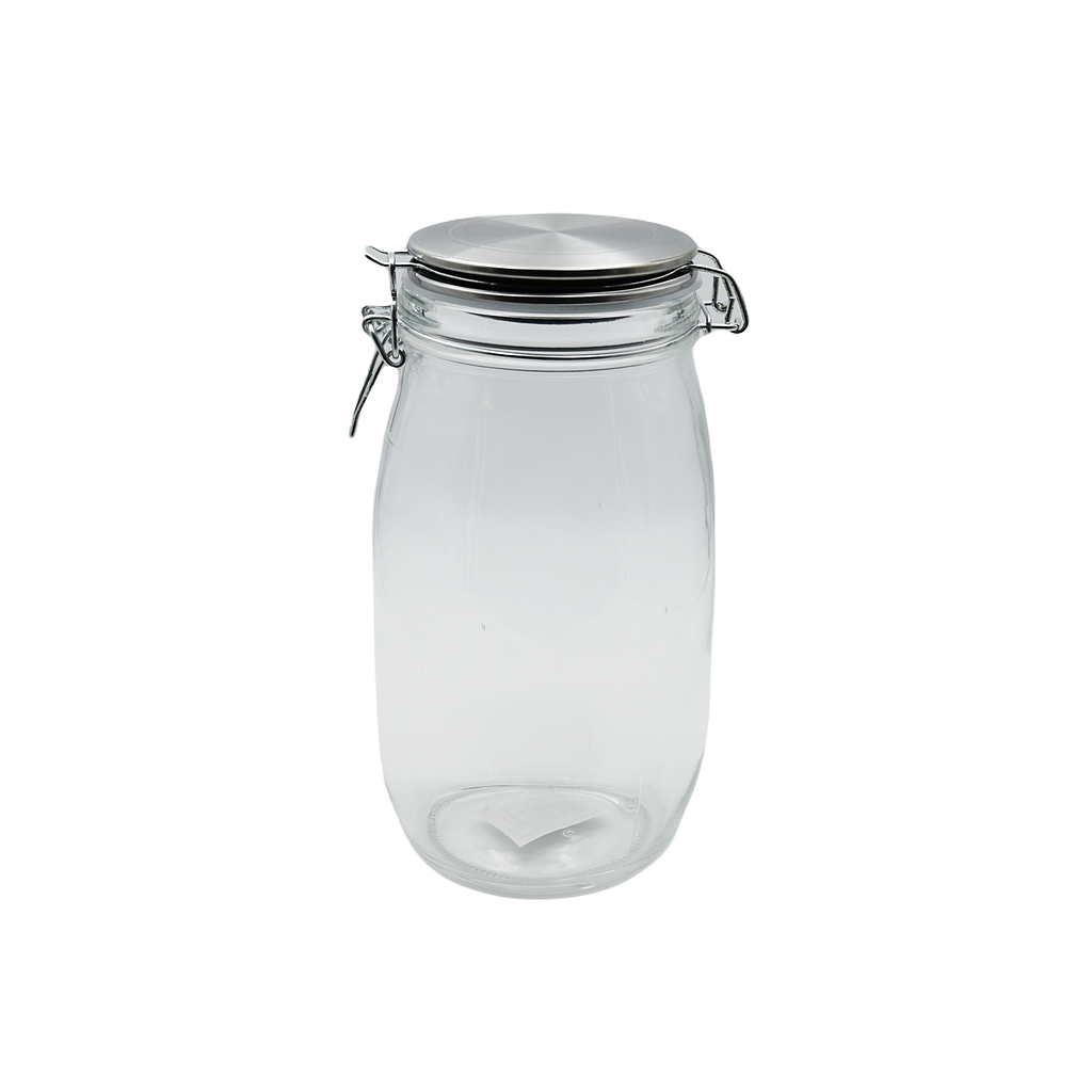 Glass Jar With Metal Cover 1.4 L