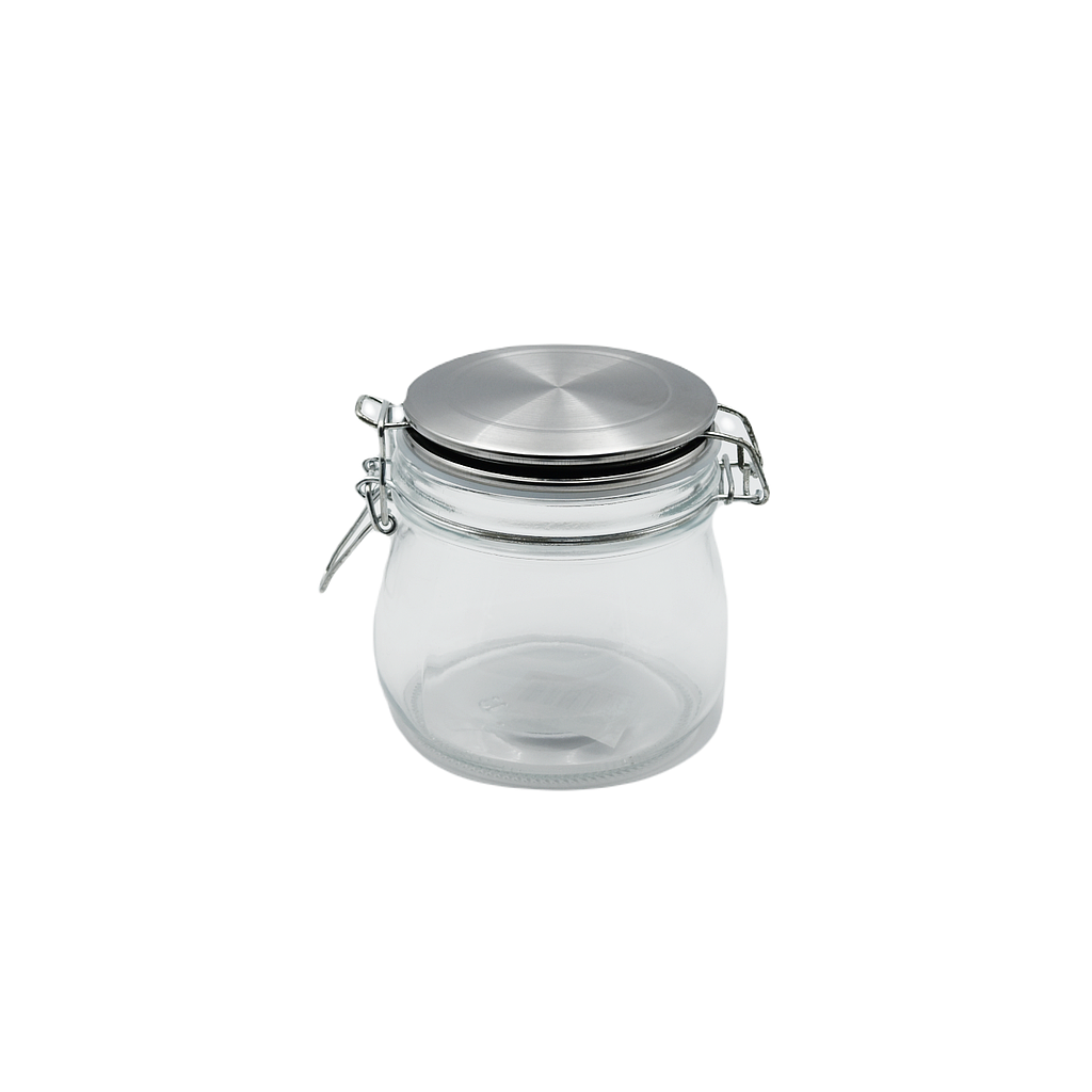 Glass Jar With Metal Lid 500 Ml🚩PROMOTION