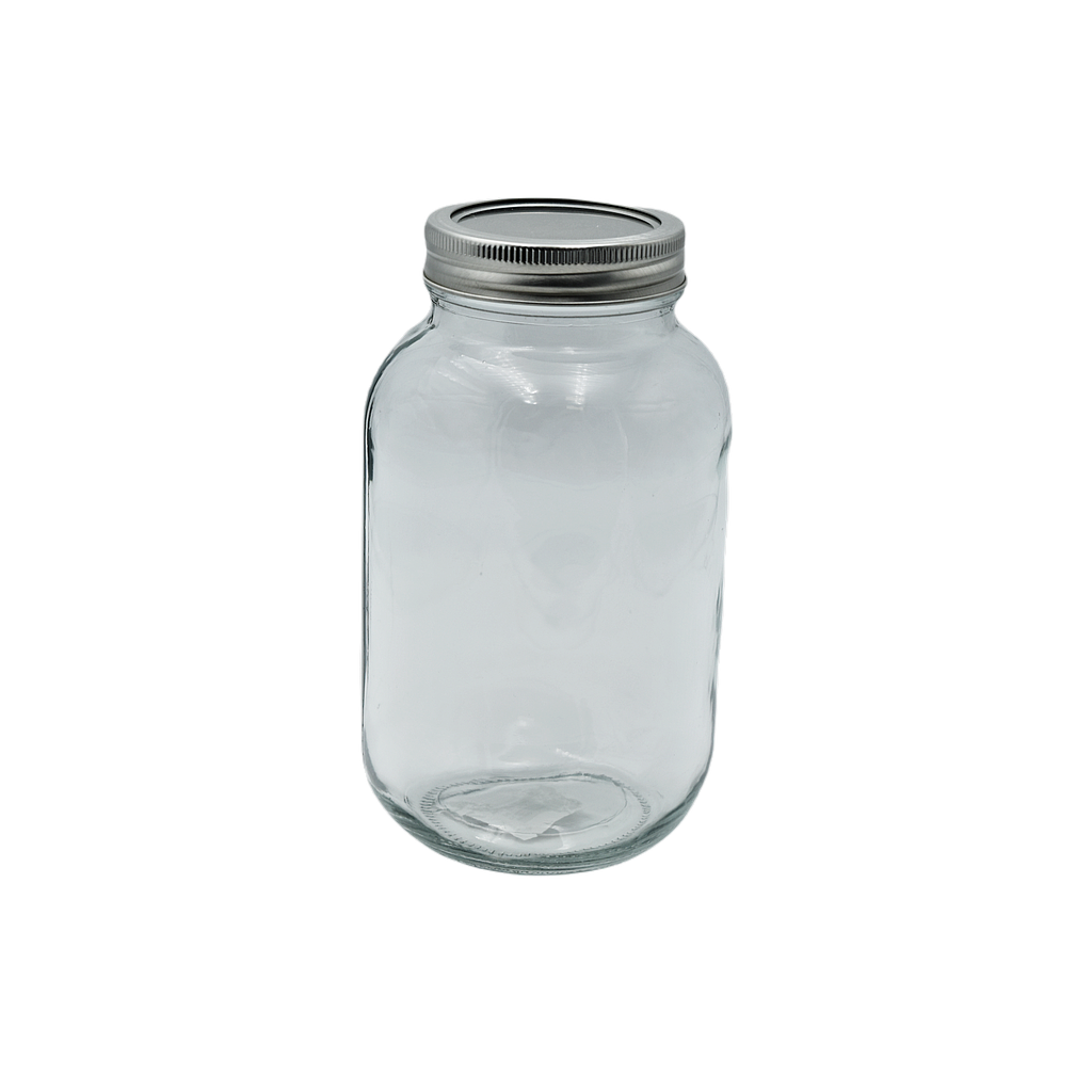 1 L Mason Jar With 2 Pc Lid