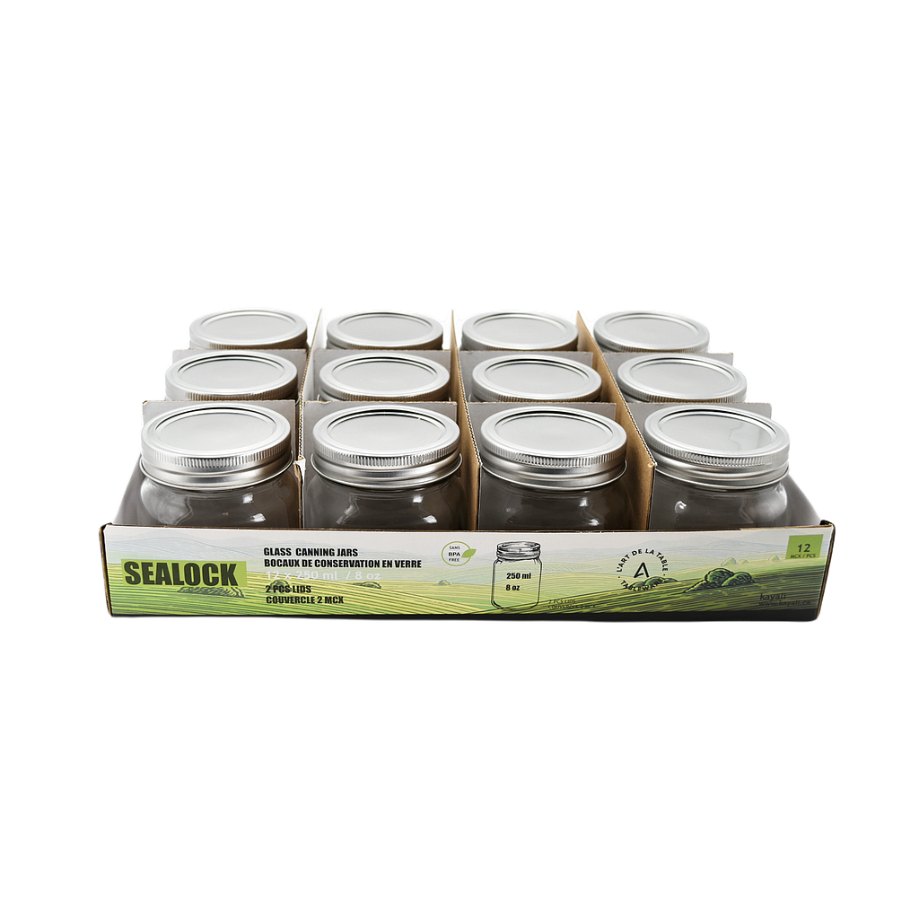 250 Ml Mason Jar With 2 Pc Lid
