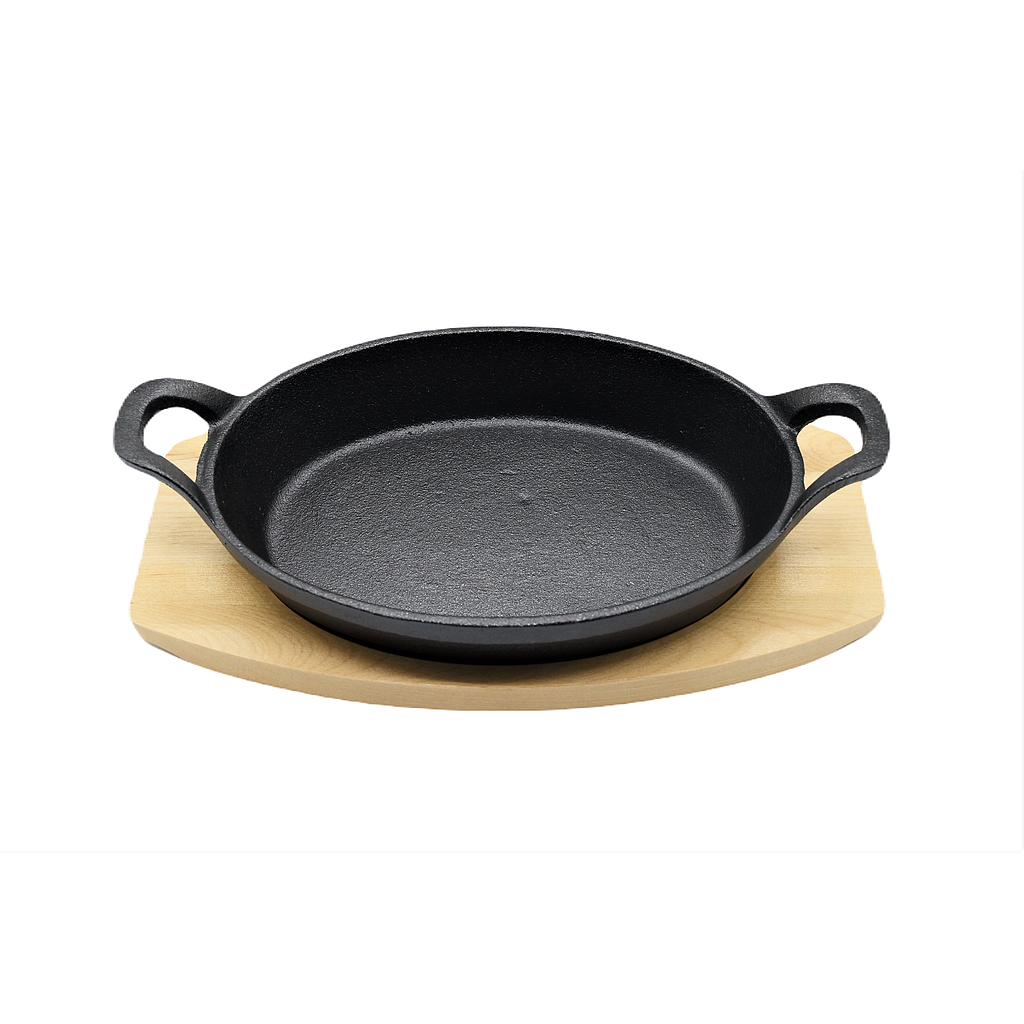 Artika Cast Iron Baking Tray With Wooden Board