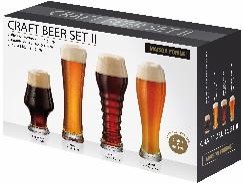 4Pk Craft Beer Glass Set II