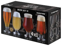 4Pk Craft Beer Glass Set IV