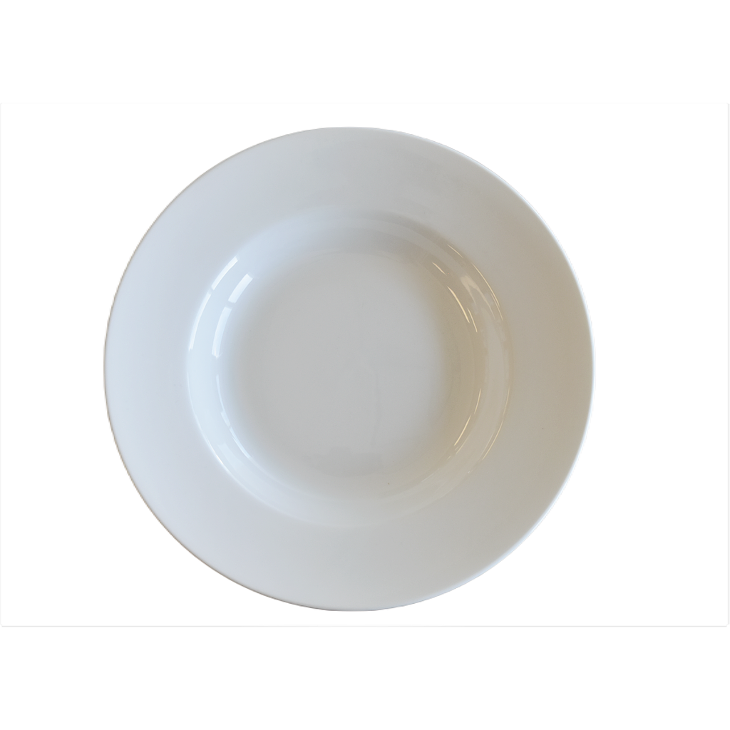 ''Crown'' Pasta Bowl 10.5'' , White