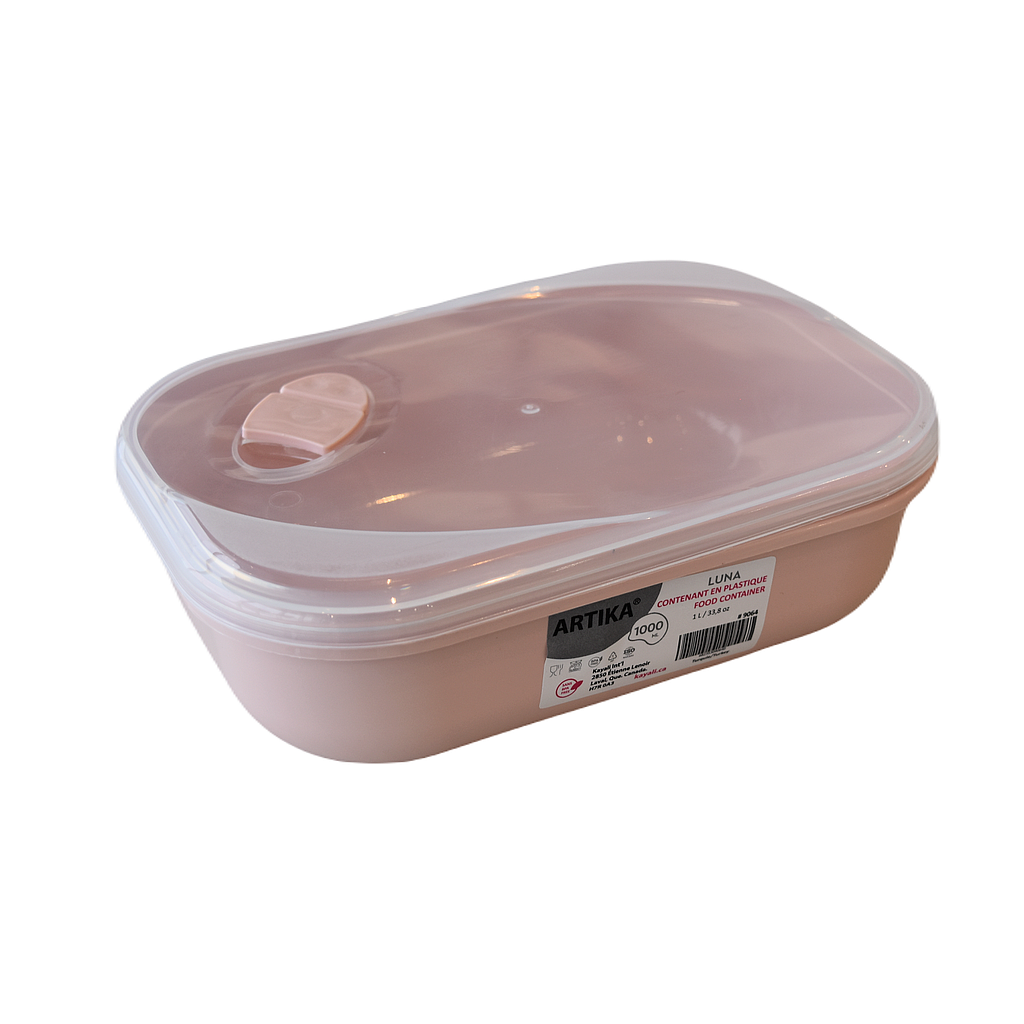 Artika 1 L Rectangular Plastic Storage Container With Air Vent