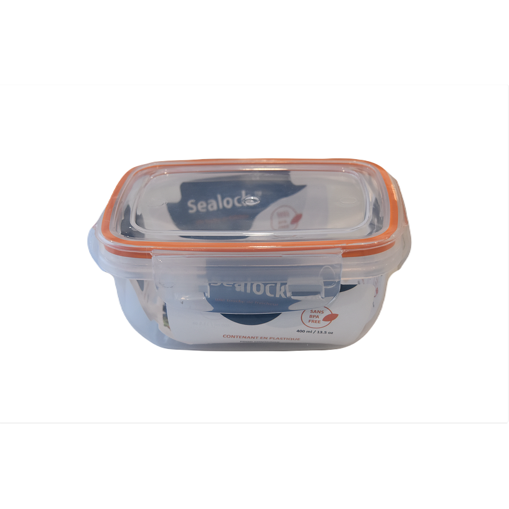 Conteneur De Rangement Rectangulaire En Plastique Sealock 400 Ml 