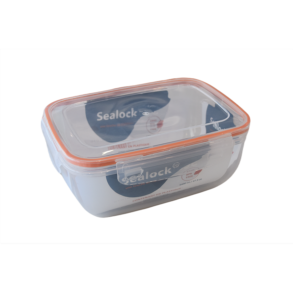 Sealock 1.4 L Rectangular Plastic Storage Container