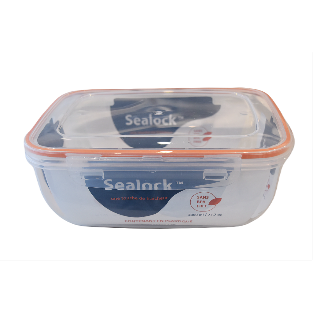 Sealock 2.3 L Rectangular Plastic Storage Container