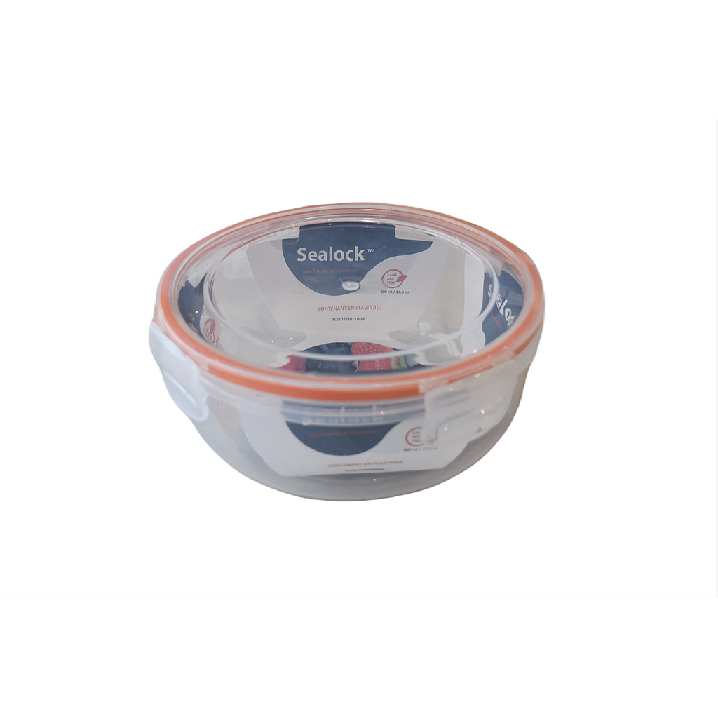 Sealock 800 Ml Round Plastic Storage Container