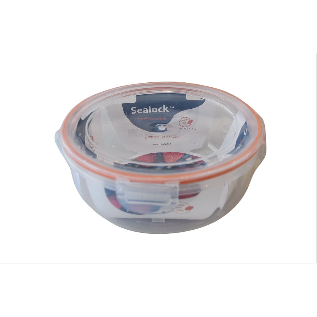 Conteneur De Rangement Rond En Plastique Sealock 1.4 L
