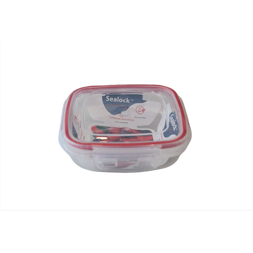 Conteneur De Rangement Carré En Plastique Sealock 350 Ml