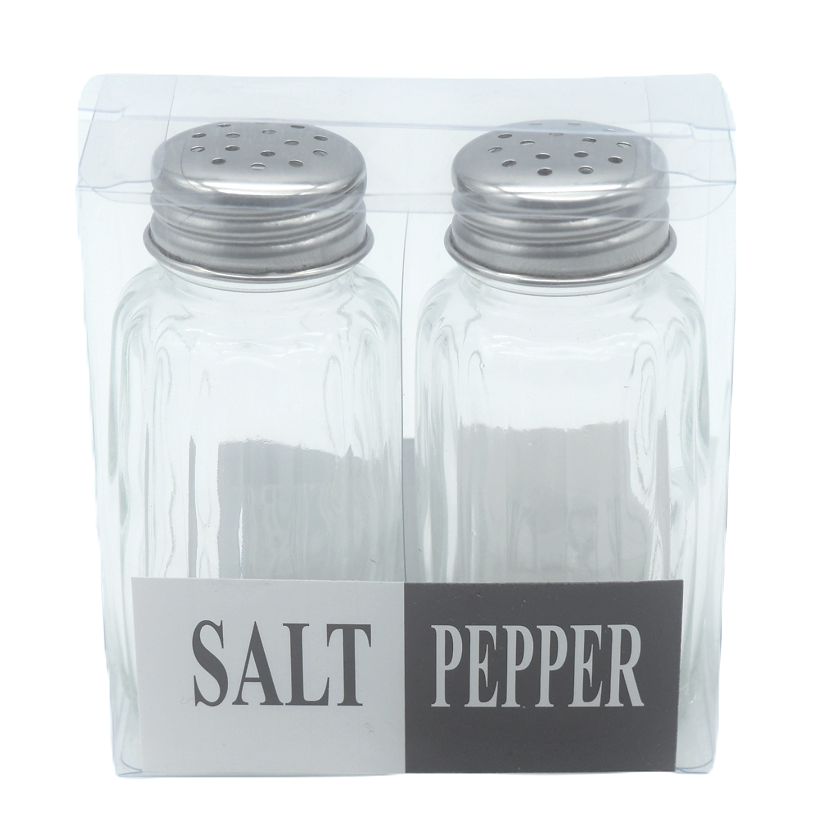 2 Pk Salt &amp; Pepper Shaker 60 Ml