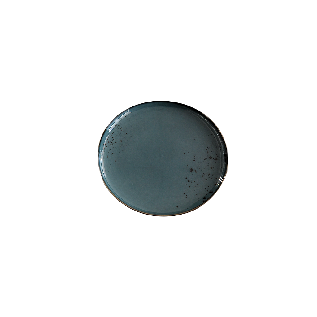 &quot;Terra&quot; Assiette Ronde 7'.25' Dap-Nouveau Bleu