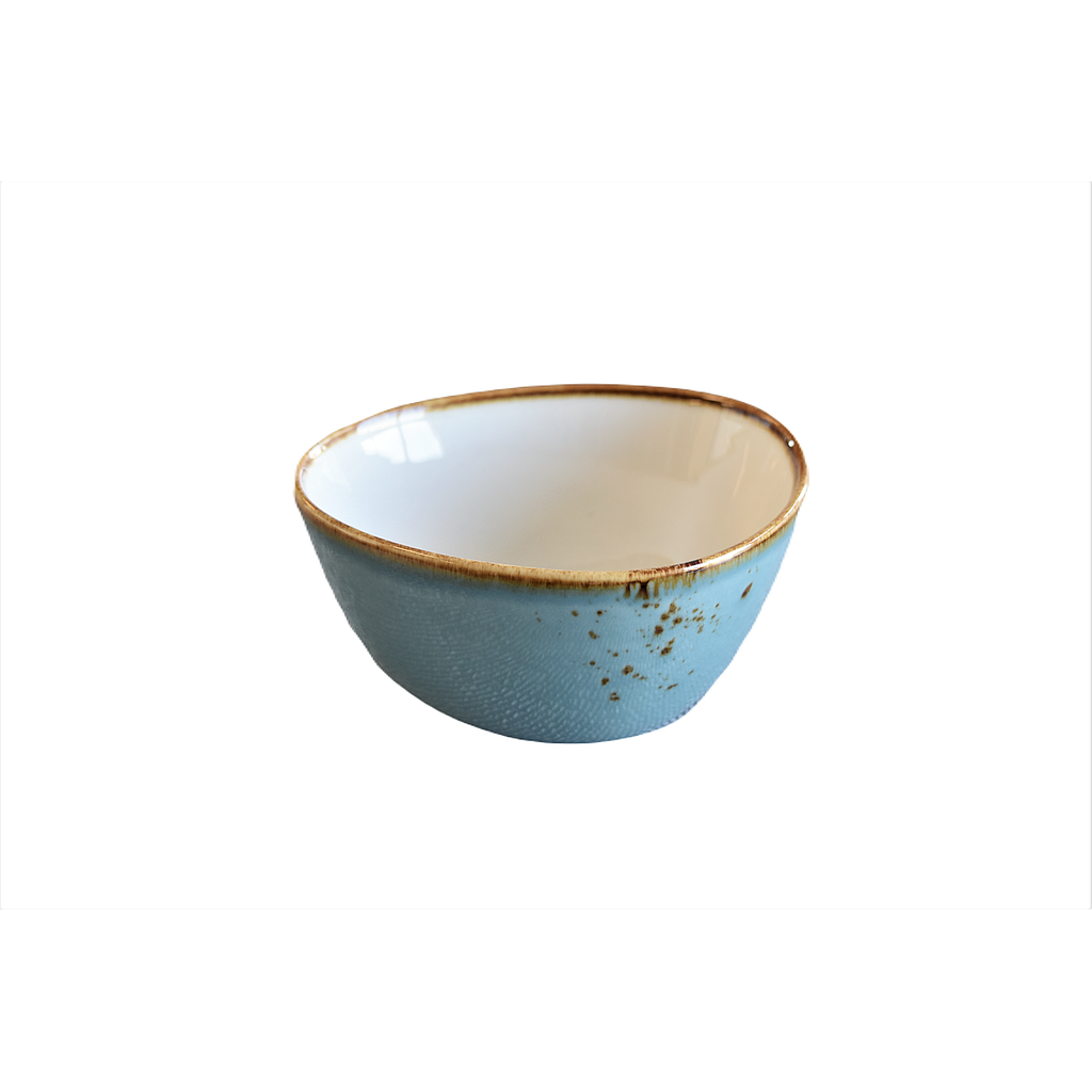 &quot;Terra&quot; 4.75&quot; Oval Bowl Dap-Blue