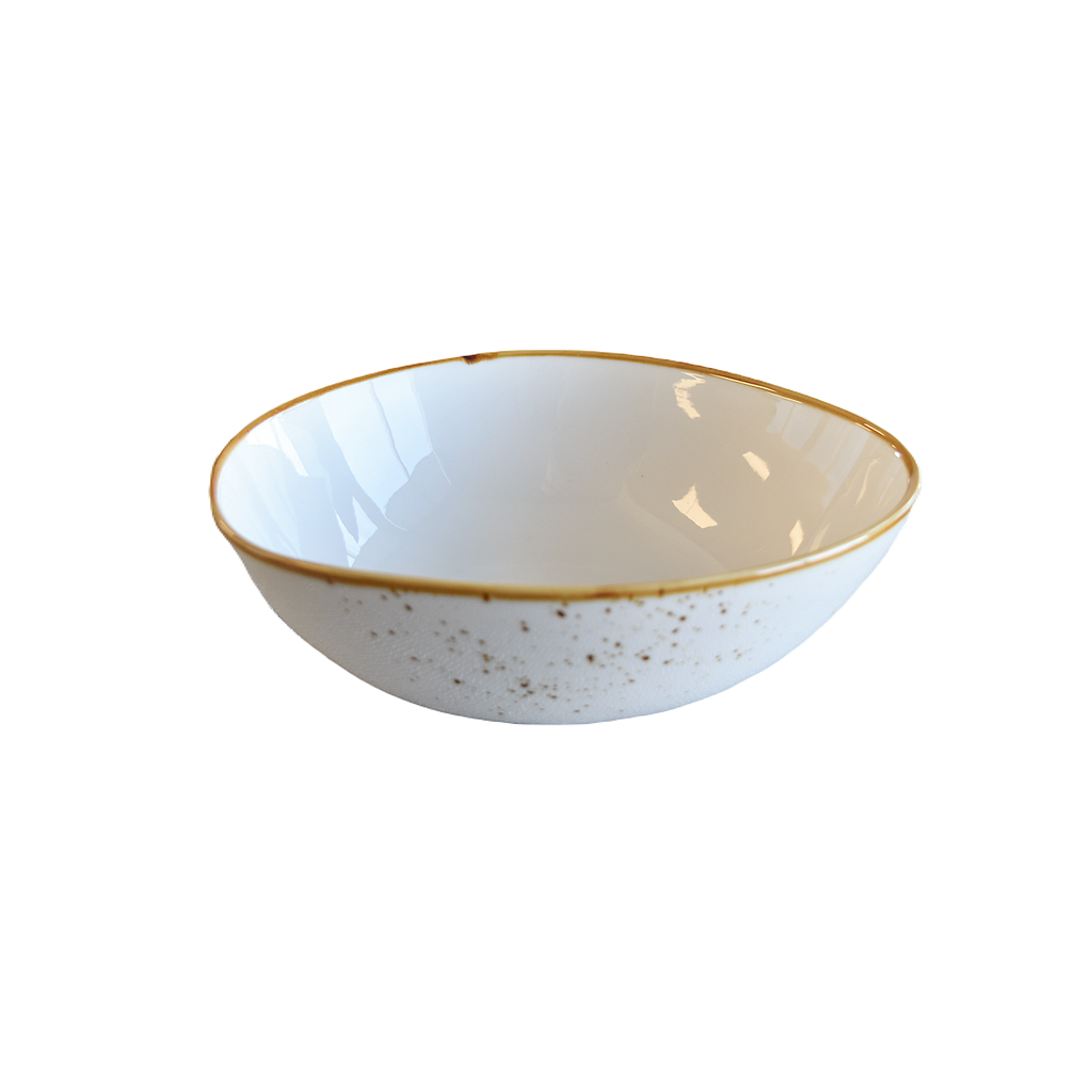 &quot;Terra&quot; 8.5&quot; Oval Bowl Dap-White