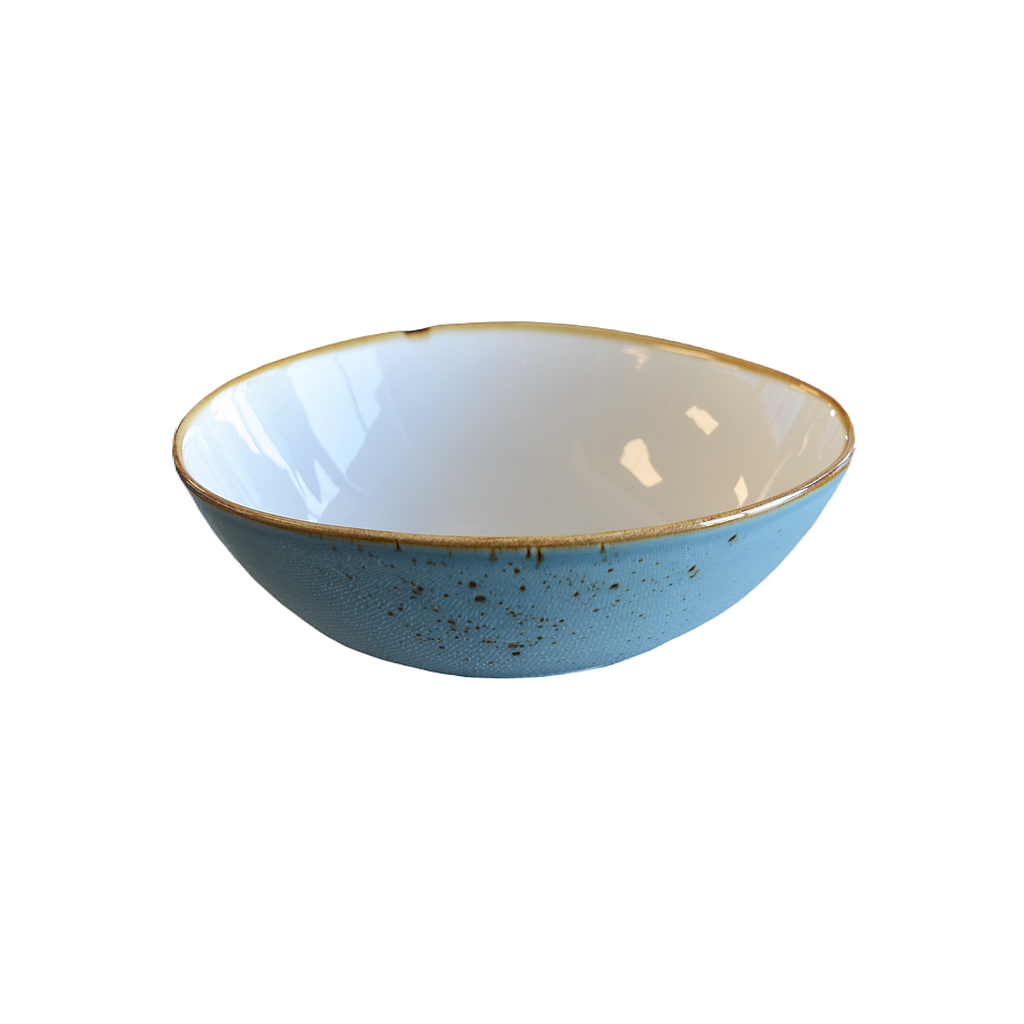 &quot;Terra&quot; 8.5&quot; Oval Bowl Dap-Blue