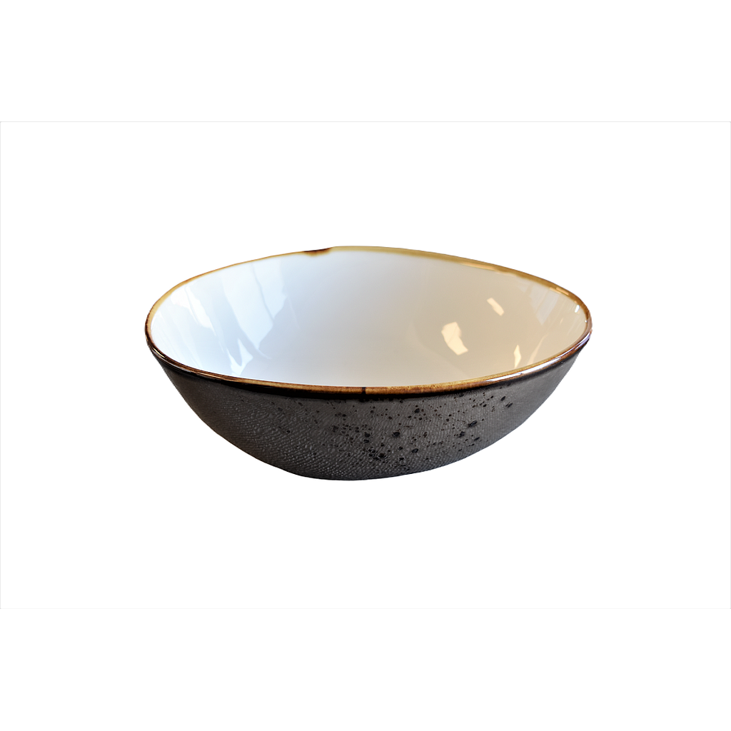 &quot;Terra&quot; 8.5&quot; Oval Bowl Dap-Brown