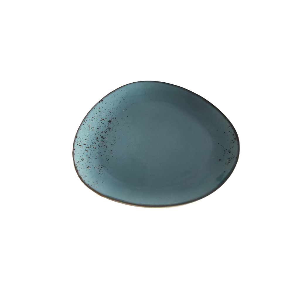 "Terra" 10.25" Triangular Plate Dap-New Blue