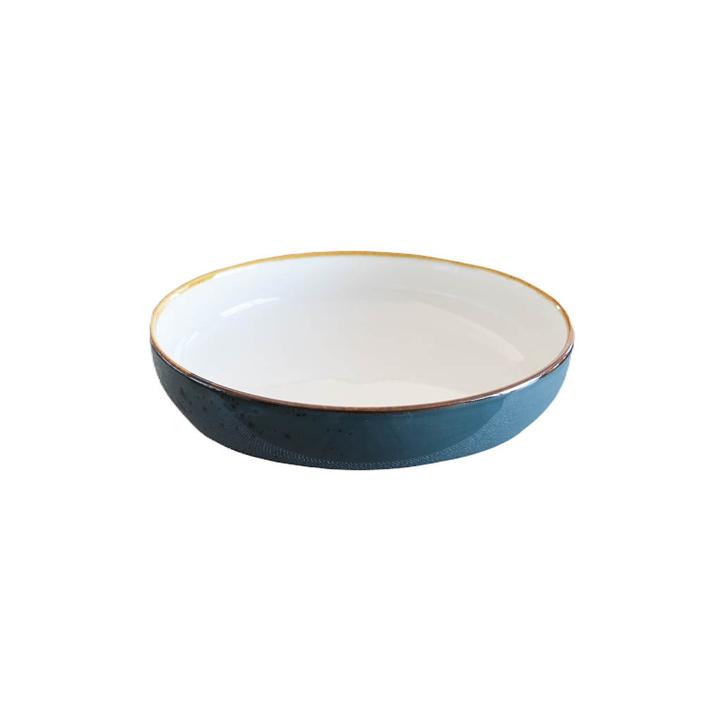 &quot;Terra&quot; 8.5&quot; Bol A Salade Oval Dap-Nouveau Bleu