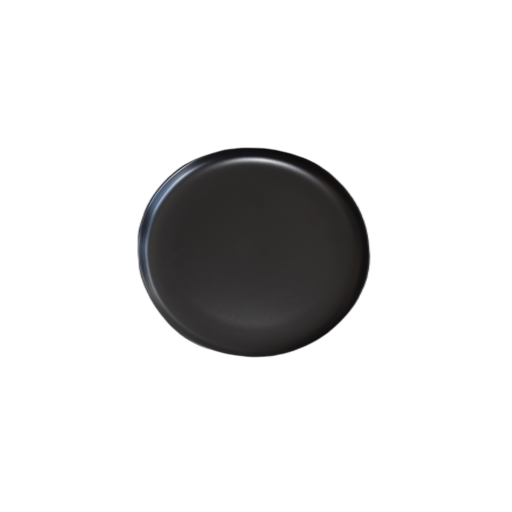 &quot;Terra&quot; Assiette Ronde 9.5'' Noir