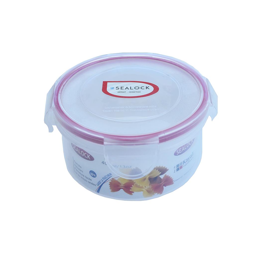 Sealock 400 Ml Plastic Round Container 