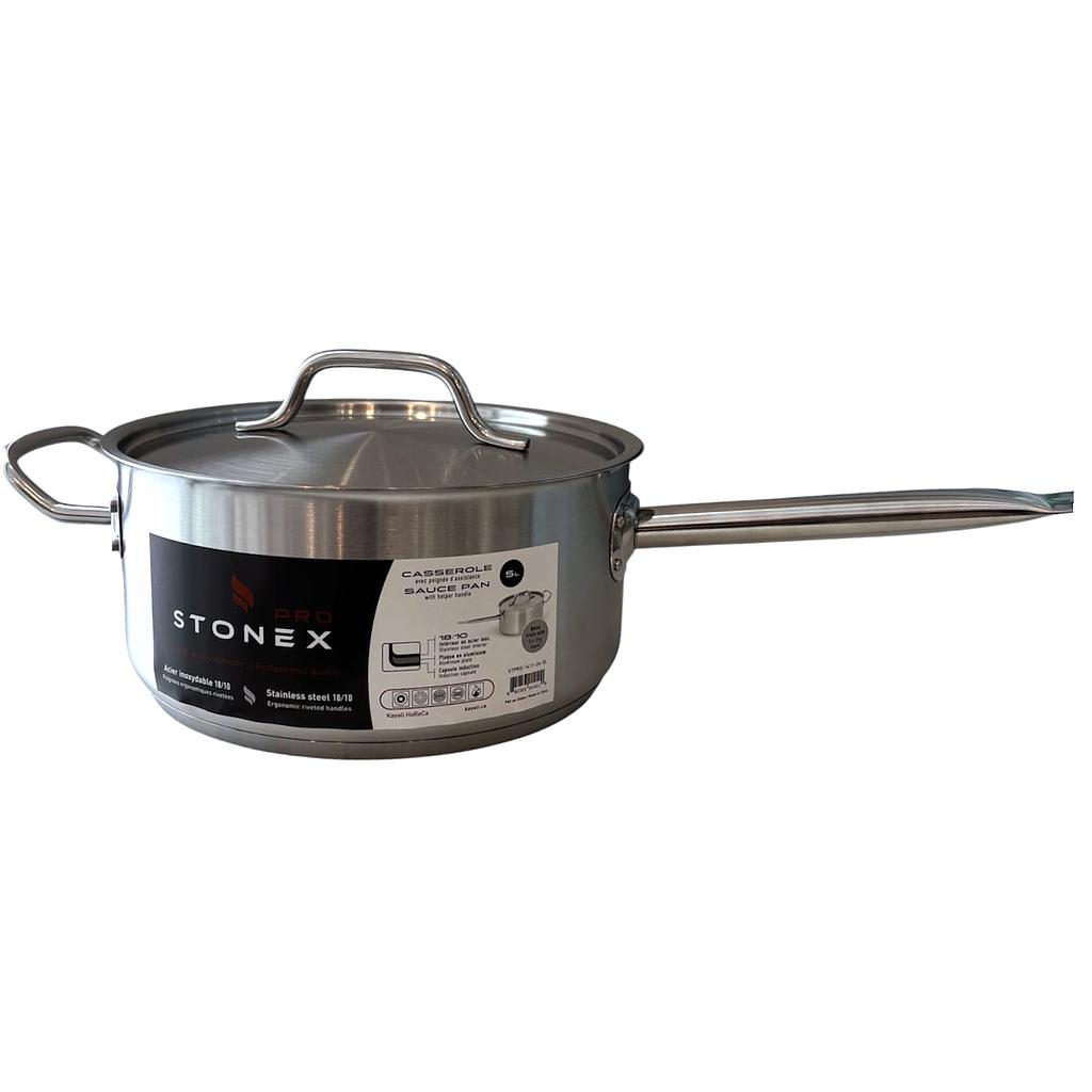STONEX PRO Sauce Pan 5 L - SS 18/10