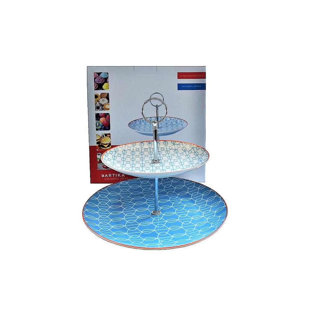 Artika 2 Tiers Decorated Cup Cake Holder 🚩PROMOTION