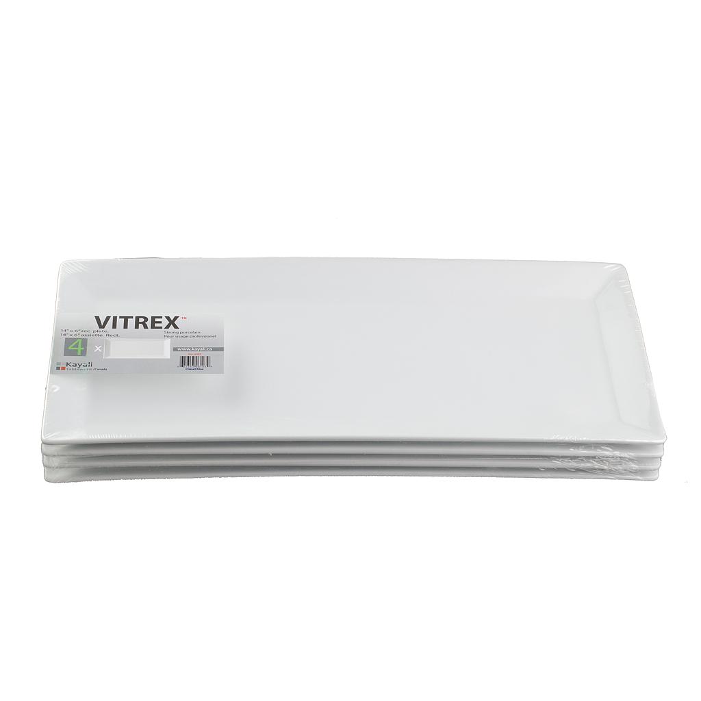 Vitrex 4 Pk 14''X6'' Plate