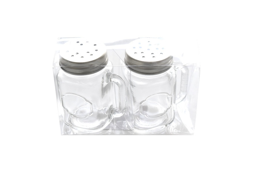 2 Pk Salt &amp; Pepper Shaker With Handle ( 50 Ml )