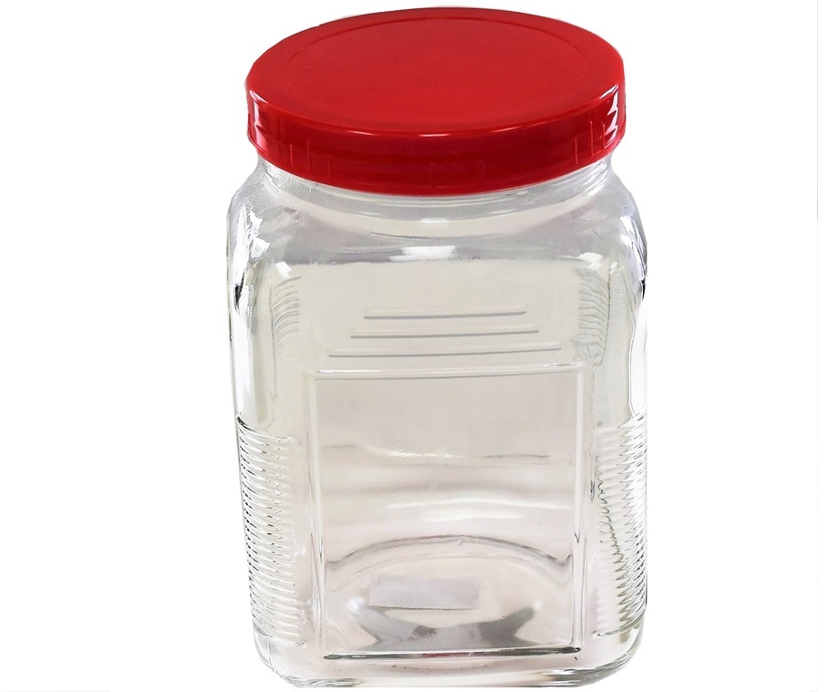2L Glass Jar With Plastic Lid 