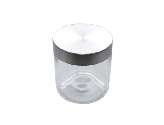 Glass Jar With Metal Lid ( 800 Ml )