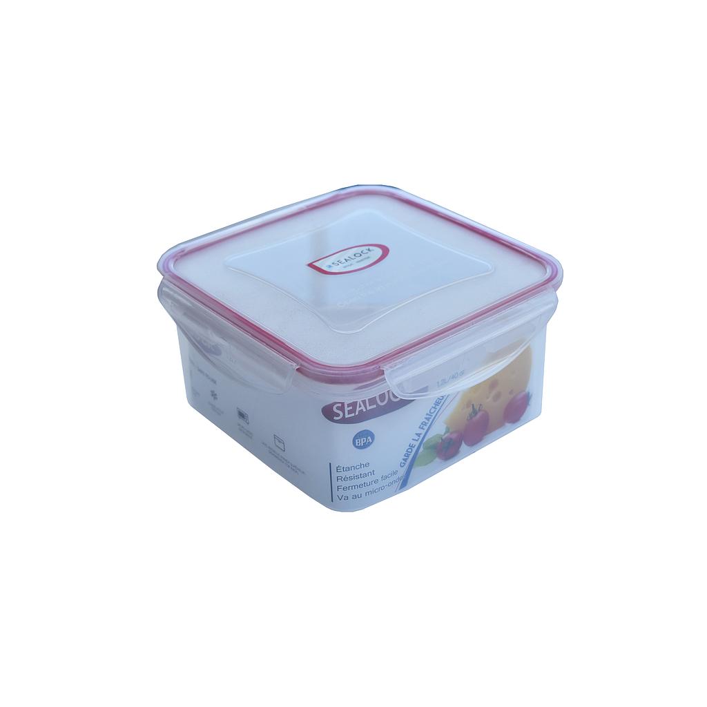 Sealock 1.2L Square Plastic Container